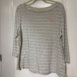 A new day - long sleeve striped shirt